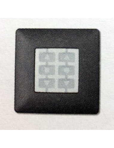 Plaque carrée graphite OPLA WSG NICE